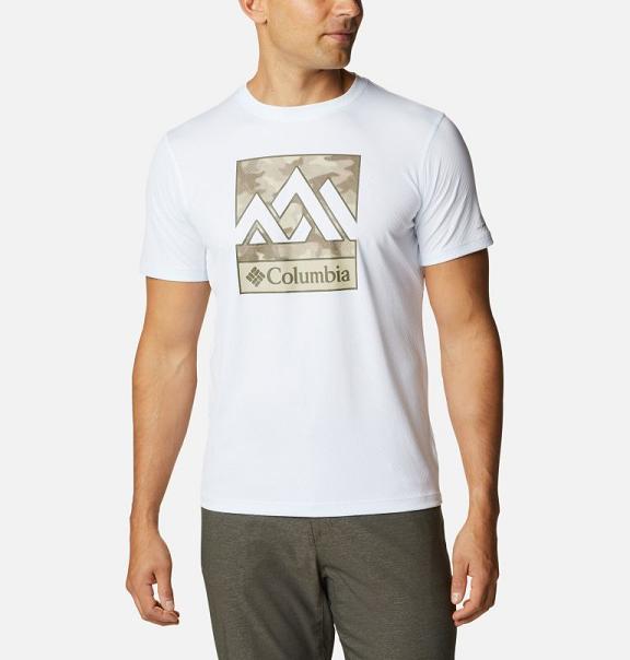 Columbia Zero Rules T-Shirt White For Men's NZ46087 New Zealand